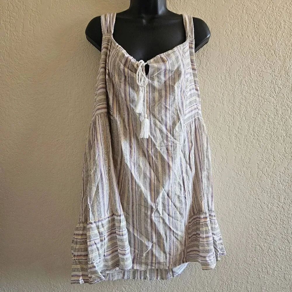 Gilli Striped Cotton Dress